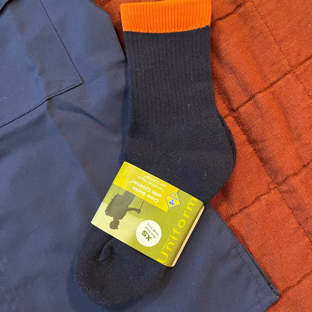 Boy Scouts of America Uniform shirt, socks & bandana - Youth S - Picture 2 of 6